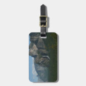 Étiquette À Bagage Bridalveil Falls et Half Dome à Yosemite (Devant Vertical)