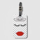 Étiquette À Bagage BRIDE & Bridesmaitres Baby shower nuptiale Tiara P (Devant Vertical)