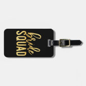 Étiquette À Bagage Bride Squad Gold (Devant horizontal)