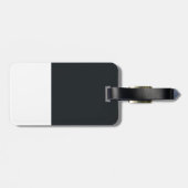 Étiquette À Bagage Brillant Comme Le Soleil (Dos horizontal)