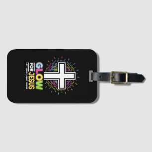 Étiquette À Bagage Brillez pour Jésus Christ Tee Croix Chrétienne
