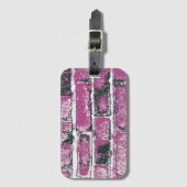 ÉTIQUETTE À BAGAGE BRIQUES (Devant Vertical)