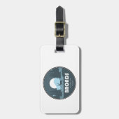 Étiquette À Bagage Broads Parc national Deer (Devant Vertical)