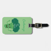 Étiquette À Bagage Broccoli Thunder_Cove effrayant (Devant horizontal)