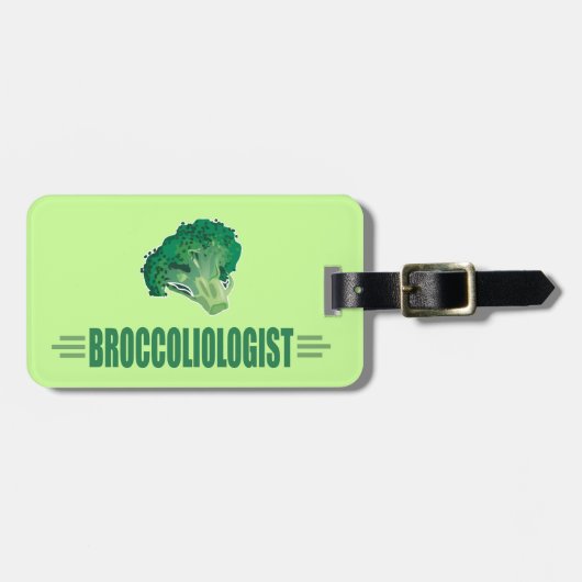 Étiquette À Bagage Brocoli drôle (Devant horizontal)