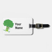 Étiquette À Bagage Brocoli tournant (Devant horizontal)