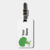 Étiquette À Bagage Brocoli tournant (Devant Vertical)