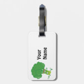 Étiquette À Bagage Brocoli tournant (Dos Vertical)
