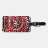 Étiquette À Bagage Broderie complexe (Devant horizontal)