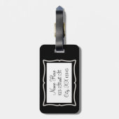 Étiquette À Bagage Broderie - Pas Assez De Thread / Artisanats (Dos Vertical)