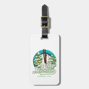 Étiquette À Bagage Bromley Mountain Peru Vermont US Ski logo Bagages