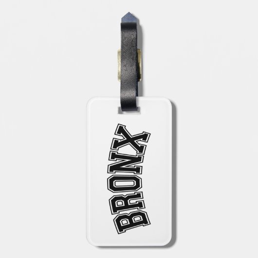 ÉTIQUETTE À BAGAGE BRONX (Dos Vertical)