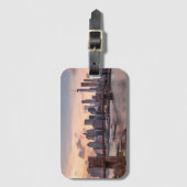 Étiquette À Bagage Brooklyn Bridge et Lower Manhattan (Devant Vertical)