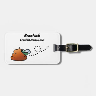Étiquette À Bagage Brootsch le PooPoo