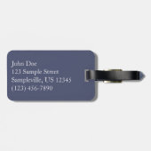 Étiquette À Bagage Brouillard matinal sur la rivière Jackson à Grand  (Dos horizontal)