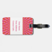 Étiquette À Bagage Bruit de coeur de Valentine (Dos horizontal)
