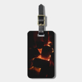 Étiquette À Bagage Brûlures hivernales de pompier (Devant Vertical)