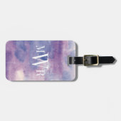 Étiquette À Bagage Brume pourpre II (Devant horizontal)