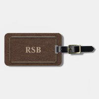 Brun simili cuir avec le cadre d'or