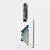 Étiquette À Bagage Bryce Canyon National Park Mountain Sun (Dos Vertical)