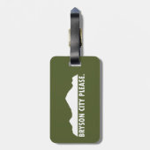 Étiquette À Bagage Bryson City S'Il Vous Plaît (Dos Vertical)