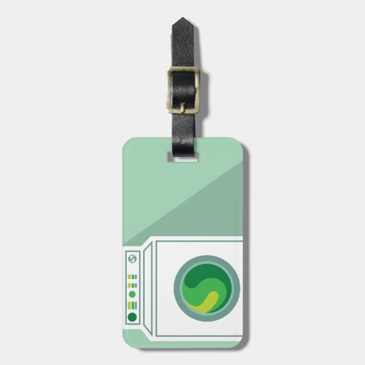 Étiquette À Bagage Buanderie de machine à laver (Devant Vertical)