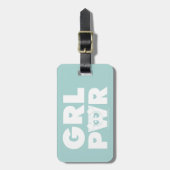 Étiquette À Bagage Bubbles: Puissance des filles (Devant Vertical)