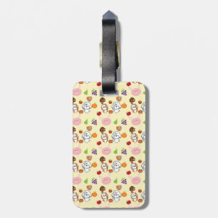 Étiquette À Bagage bubbly et ses amis motifs