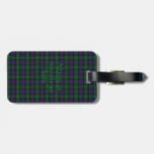Étiquette À Bagage Buccleuch Official Tartan avec monogramme / nom (Dos horizontal)