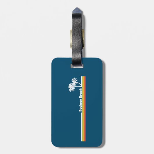 Étiquette À Bagage Buckroe Beach, Virginie (Dos Vertical)