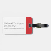 Étiquette À Bagage Buddy, le Fils elfe d'un Noisette (Dos horizontal)