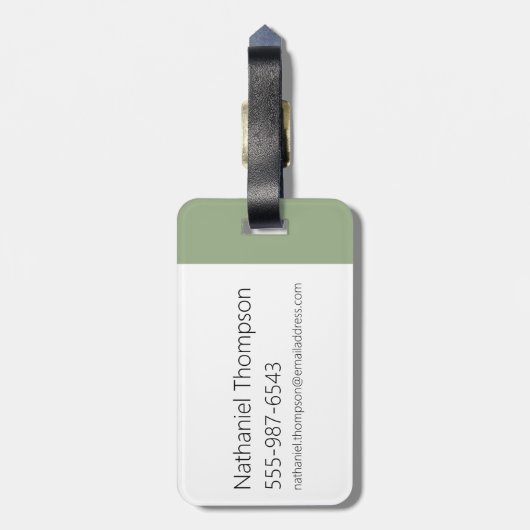 Étiquette À Bagage Buddy l'Elfe Je crois (Dos Vertical)