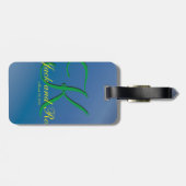 Étiquette À Bagage Budget cool Blueberry Fab (Dos horizontal)