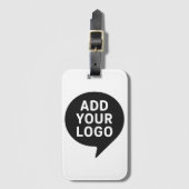 Étiquette À Bagage budget suitable add your logo (Devant Vertical)