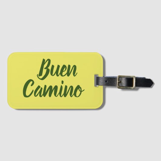 Étiquette À Bagage Buen Camino de Santiago (Devant Horizontal)