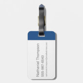 Étiquette À Bagage BUGS BUNNY™ à travers les anneaux LOONEY TUNES™ (Dos Vertical)