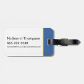 Étiquette À Bagage BUGS BUNNY™ - Graphique de vacances à Singapour (Dos horizontal)