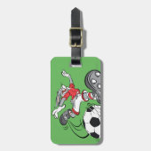 Étiquette À Bagage BUGS BUNNY™ Jouer au football (Devant Vertical)