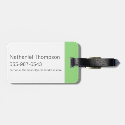 Étiquette À Bagage BUGS BUNNY™ Lying Down Eating Carrot (Dos horizontal)