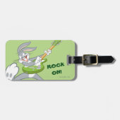Étiquette À Bagage BUGS BUNNY™ Rocking sur guitare (Devant horizontal)