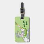 Étiquette À Bagage BUGS BUNNY™ Rocking sur guitare (Devant Vertical)