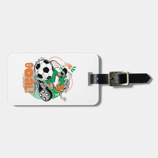 Étiquette À Bagage BUGS BUNNY™ Soccer objectif (Devant horizontal)