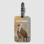 Étiquette À Bagage Built Strong Personalized  (Devant Vertical)