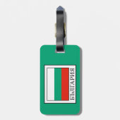 Étiquette À Bagage Bulgarie (Dos Vertical)
