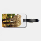 Étiquette À Bagage Bull des éléphants africains (Dos horizontal)