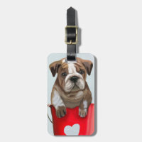 Bulldog Bucket Of Love Red 2