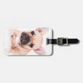 Étiquette À Bagage Bulldog français (Devant horizontal)