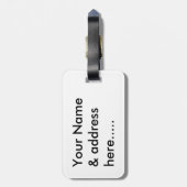 Étiquette À Bagage Bulles Flit Dragonfly (Dos Vertical)