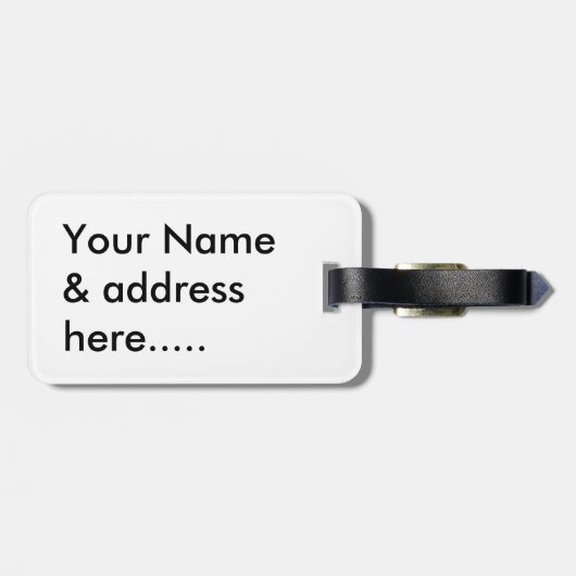 Étiquette À Bagage Bulles Flit Dragonfly (Dos horizontal)