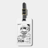 Étiquette À Bagage Bumper de style comique Toonami TOM 5 & SARA (Devant Vertical)